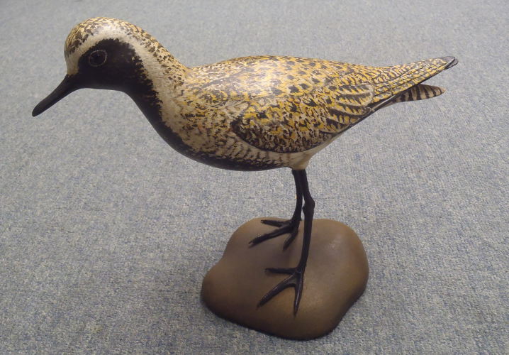 Golden Plover -  Lifesize - carved  by Bill Gibian