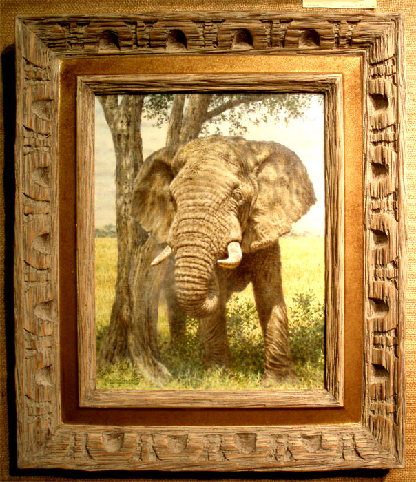 The Rubbing Tree - Elephant - by Brian Jarvi
