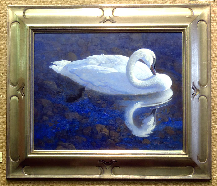 Grace Trumpeter Swan - painting by Douglas Allen