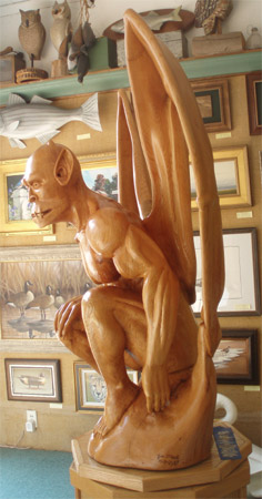 Gargoyle Carving by James O'Neal