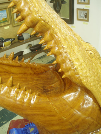Crocodile Carving by James O'Neal
