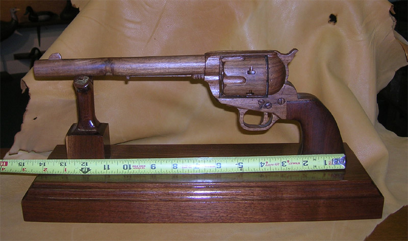 1873 Colt Revolver Carving by James O'Neal