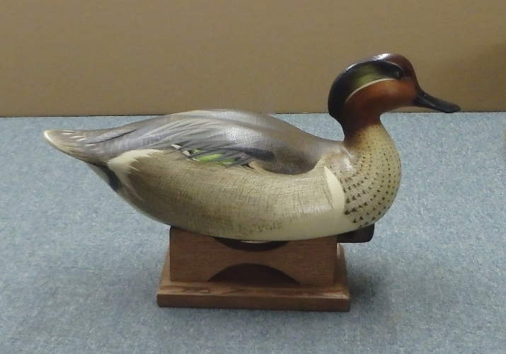 Drake Green Wing Teal - carved by Jim Schmiedlin