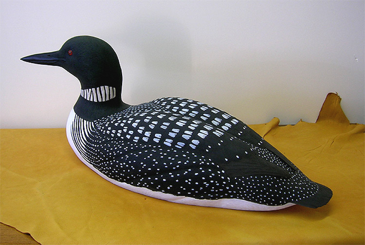 Loon carved by Ken Bassett