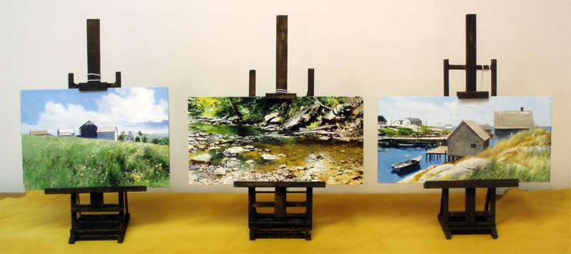 3 miniatures by Fred
                          Kirberger