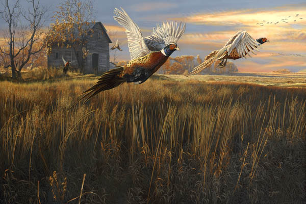 Before The Storm - Wildlife painting by Scot Storm