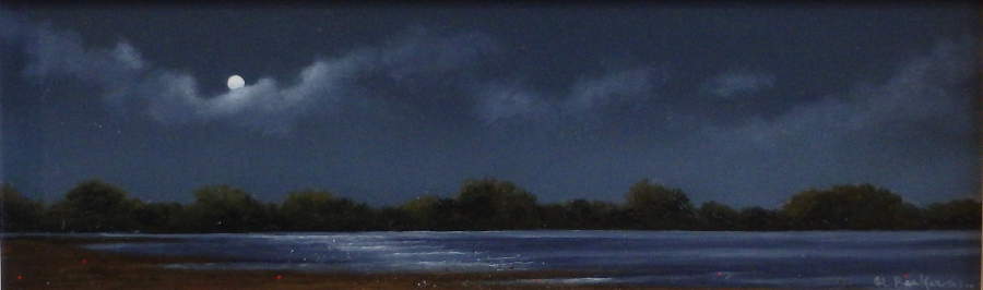 Early Moon by Al Barker; oil by Al Barker