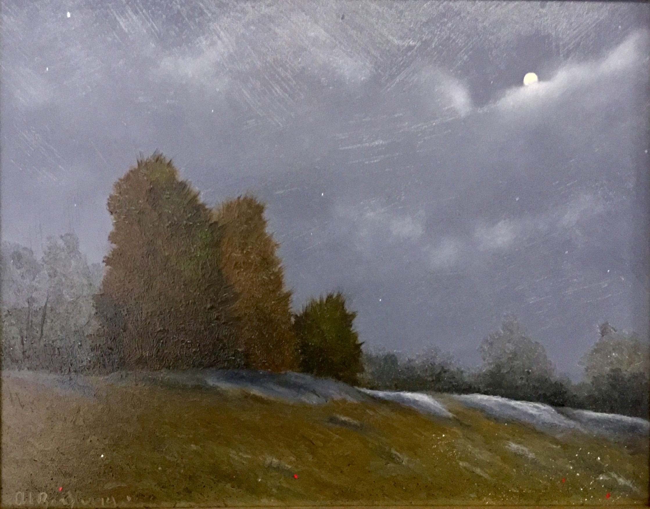 surf reflections - painting by Al Barker