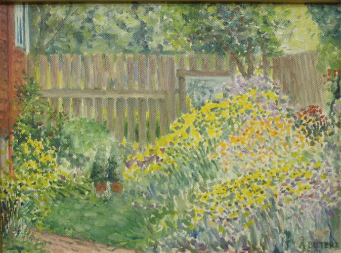 Ellens Yard - painting by Anthony Butera
