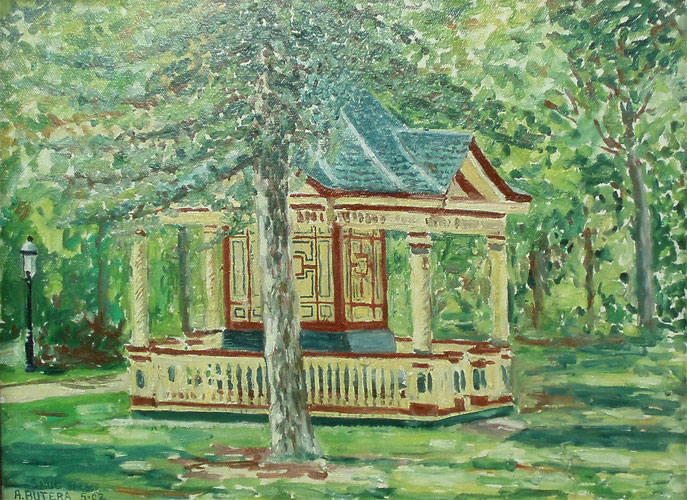Gazebo - painting by Anthony Butera