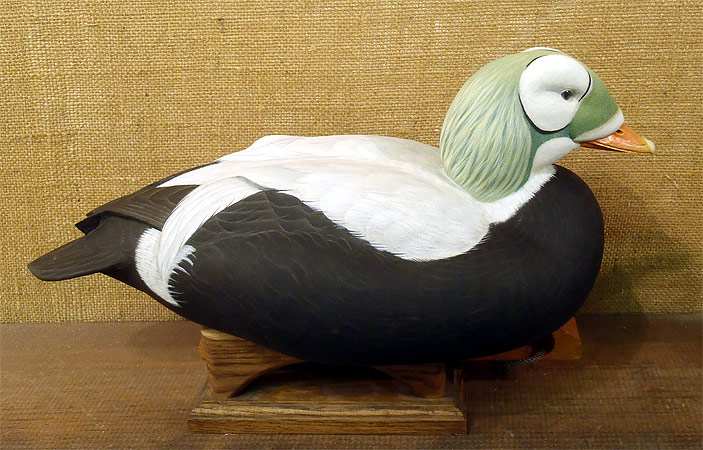 Drake Surf Scoter - carving by Ben Heinemann