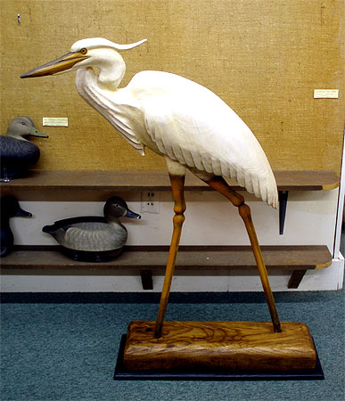 Lifesize Great White Egret - by Bob Moreland