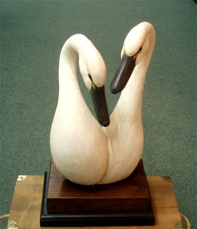 Lifesize Matched Pair Head & Neck - by Bob Moreland