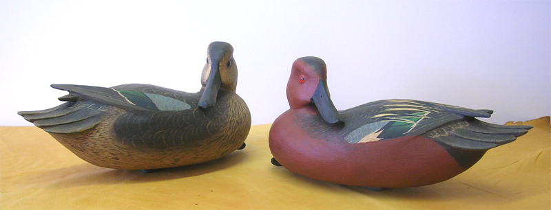 Premier Cinamon Teal carvings by Bob White