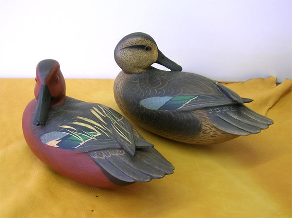 Premier Cinamon Teal carvings by Bob White