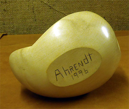 Peregrine In Motion - Carving by Dave Ahrendt