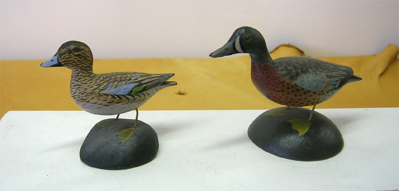 Miniature Carvings by Elmer Crowell
