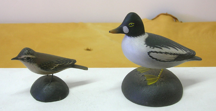 Miniature Carvings by Elmer Crowell