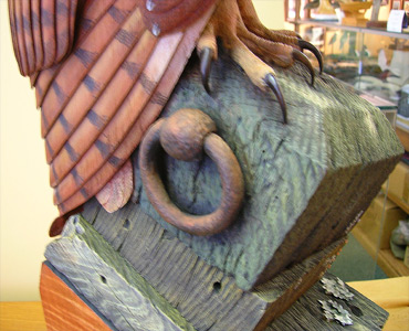 Greg Pedersen Barn Owl Post Detail