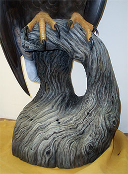 Life sized Eagle - carved by Greg Pedersen