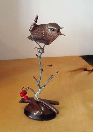 Winter Wren  - carved by Greg Pedersen