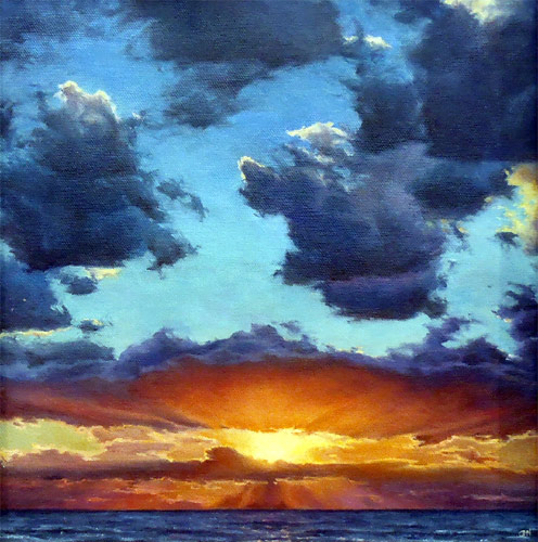 Evening Marsh - by Gwendolyn Nikkels