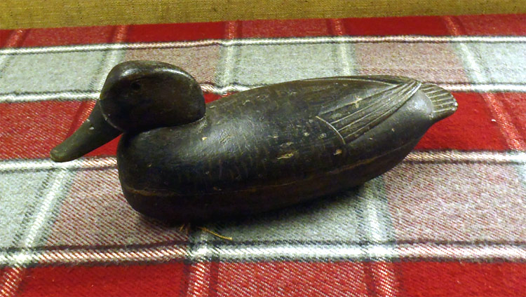Black Duck - carved by Jack English - from The Collection
