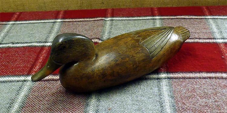 Black Duck - carved by Jack English - from The Collection