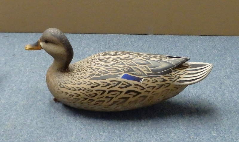Mallard Hen Decoy -  Carved by John "Jack" Wood                       John "Jack" Wood