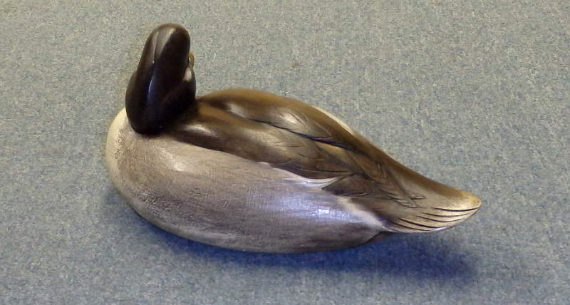 Buffelhead Hen - carved by Jim Schmiedlin
