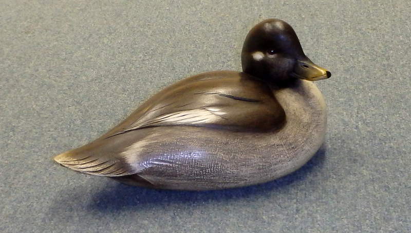 Buffelhead Hen - carved by Jim Schmiedlin