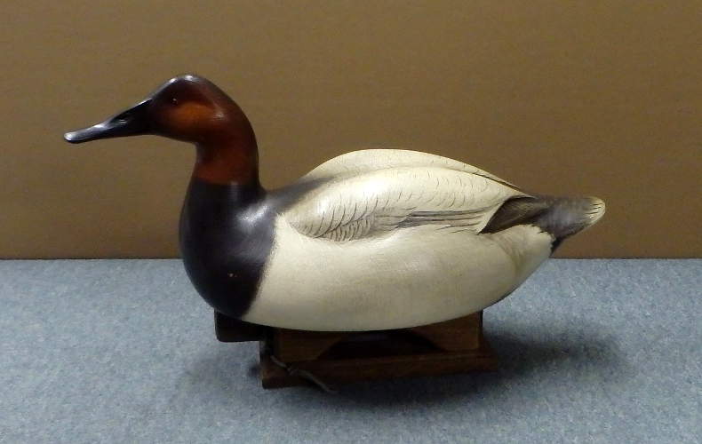 Canvasback Drake No.3 - carved by Jim Schmiedlin