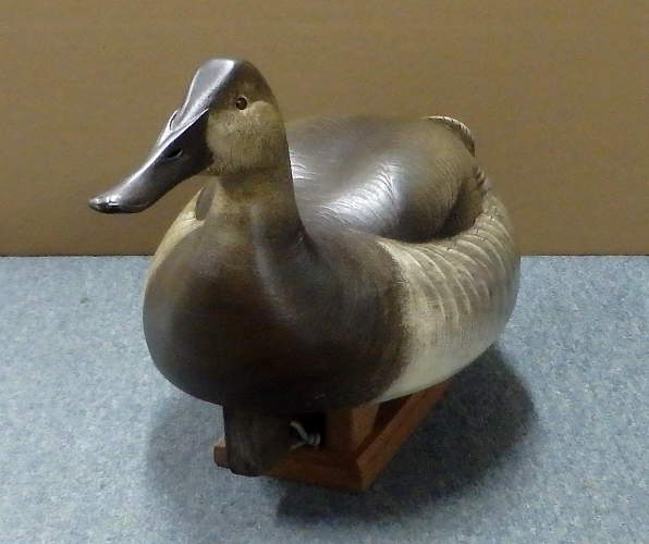 Canvasback Hen No.4 - carved by Jim Schmiedlin