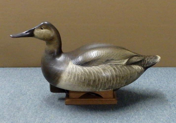 Canvasback Hen No.4 - carved by Jim Schmiedlin