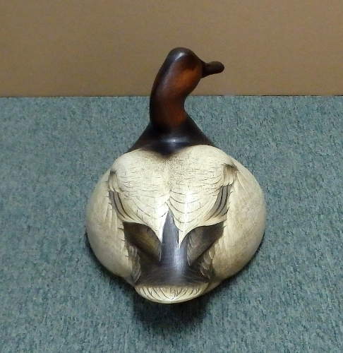 Canvasback Drake No.1 - carved by Jim Schmiedlin