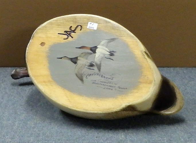 Canvasback Drake No.1 - carved by Jim Schmiedlin