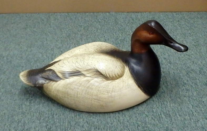 Canvasback Drake No.1 - carved by Jim Schmiedlin