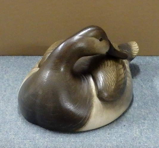 Canvasback Hen No.2 - carved by Jim Schmiedlin
