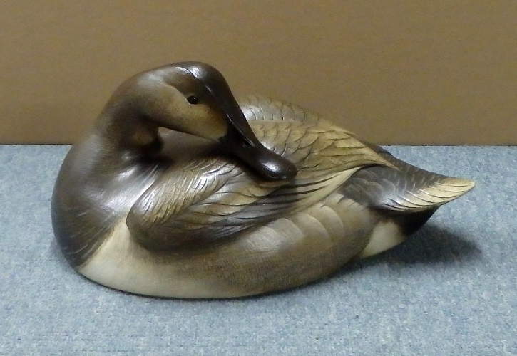 Canvasback Hen No.2 - carved by Jim Schmiedlin