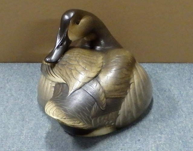Canvasback Hen No.2 - carved by Jim Schmiedlin
