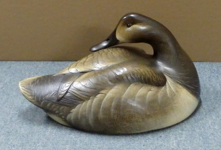 Canvasback Hen No.2 - carved by Jim Schmiedlin