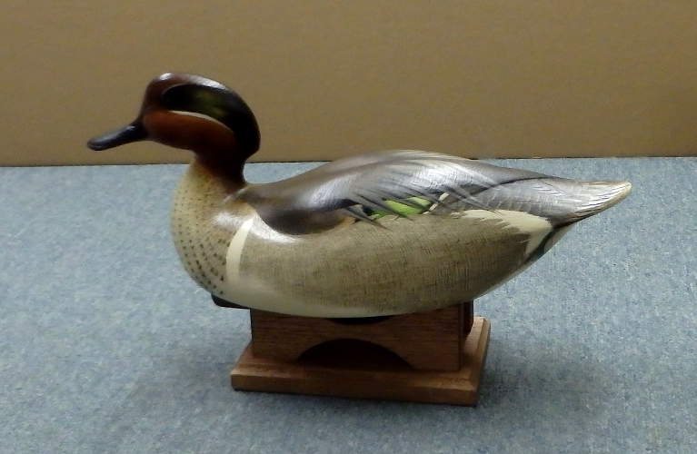 Drake Green Wing Teal - carved by Jim Schmiedlin