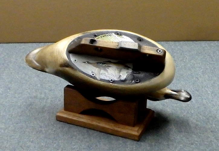 Hen Blue Wing Teal - carved by Jim Schmiedlin