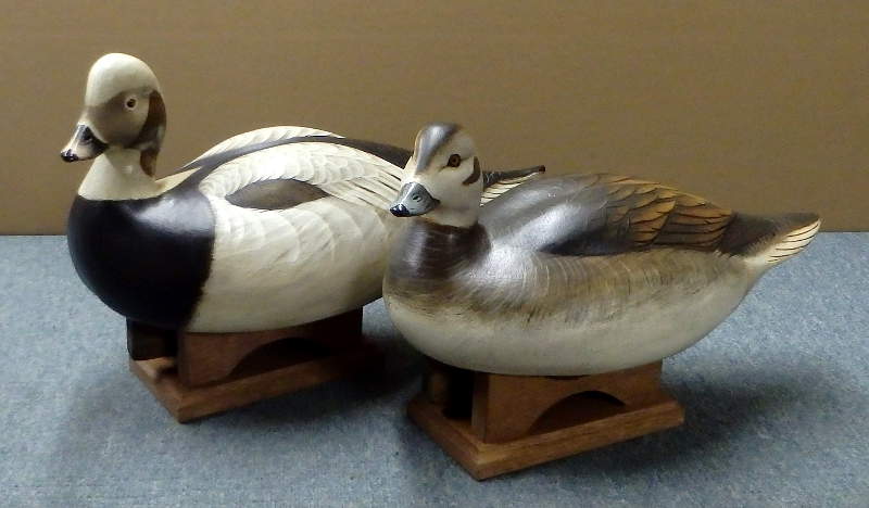 Hen Old Squaw Gunner - carved by Jim Schmiedlin