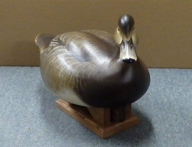Red Head Hen #1 -  carved by Jim Schmiedlin