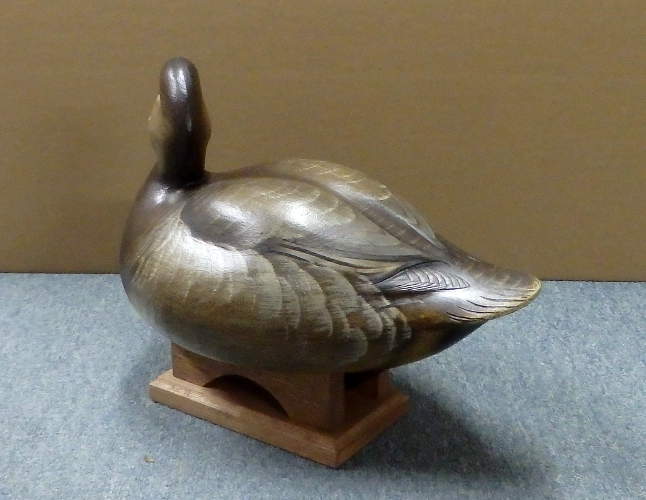 Red Head Hen #1 -  carved by Jim Schmiedlin