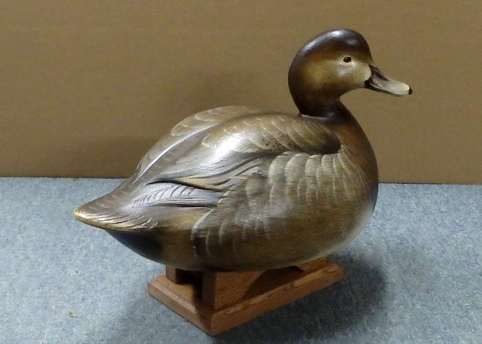 Red Head Hen #1 -  carved by Jim Schmiedlin
