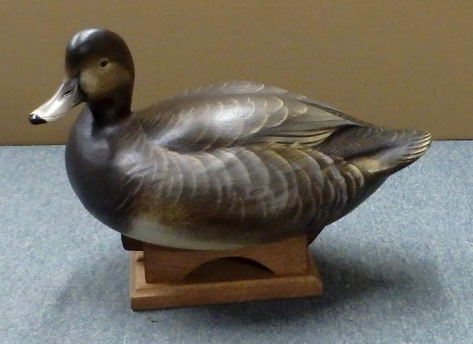 Red Head Hen #379 - carved by Jim Schmiedlin