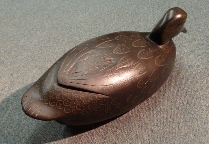 Black Duck - carved by Joe King - from The Collection