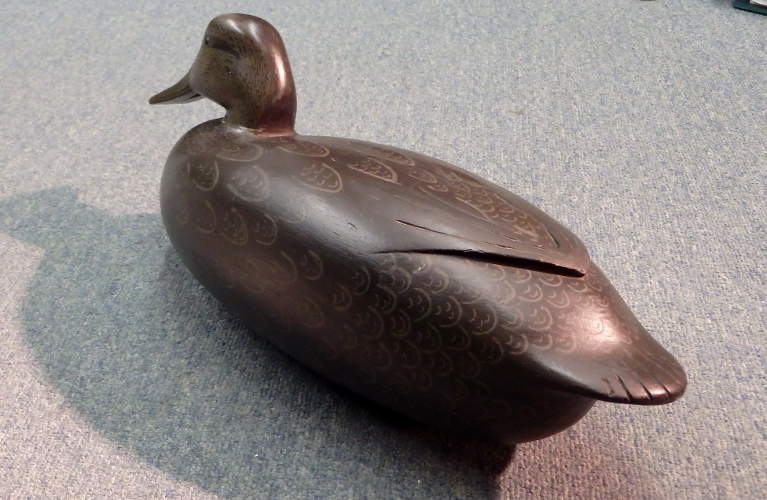 Black Duck - carved by Joe King - from The Collection